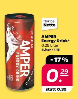 NETTO Amper energy drink Angebot
