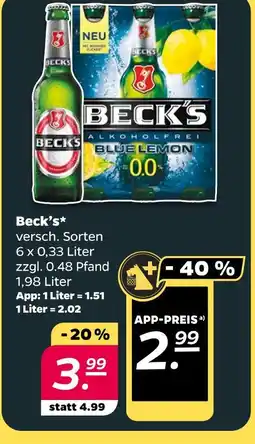 NETTO Beck's beck's Angebot