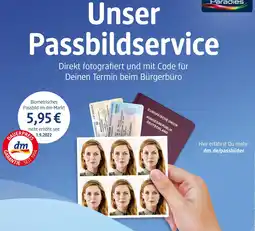 dm drogerie Paradies passbildservice Angebot