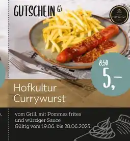 XXXLutz Hofkultur currywurst Angebot