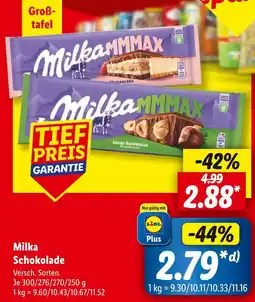 Lidl Milka schokolade Angebot