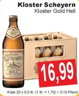 Getränke Göbel Kloster Scheyern Kloster Gold Hell Angebot