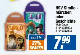 HEM Expert HSV Similo Märchen oder Geschickte Angebot