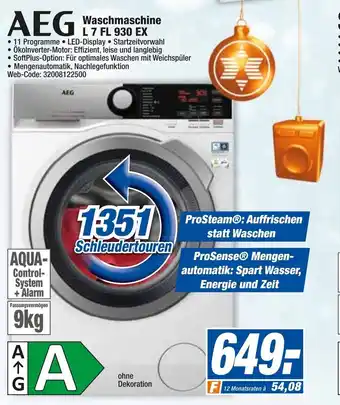 HEM Expert AEG Waschmaschine L7 FL 930 EX Angebot