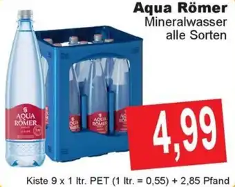 Getränke Göbel Aqua Römer Mineralwasser Angebot