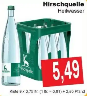 Getränke Göbel Hirschquelle Heilwasser Angebot