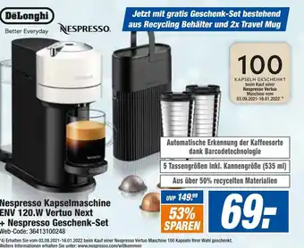 HEM Expert Delonghi Nespresso Angebot