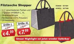 Stabilo Fachmarkt Filztasche Shopper Angebot