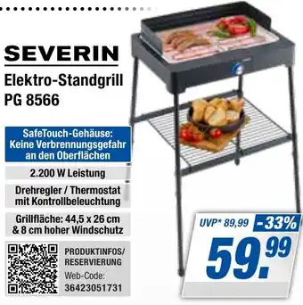 Expert Bening SEVERIN Elektro-Standgrill PG 8566 Angebot