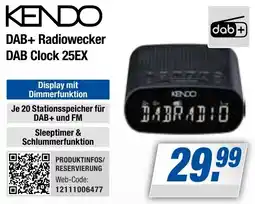 Expert Bening KENDO DAB+ Radiowecker DAB Clock 25EX Angebot