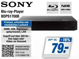 Expert Bening SONY Blu-ray-Player BDPS1700B Angebot