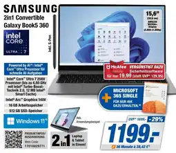 Expert Bening SAMSUNG 2in1 Convertible Galaxy Book5 360 Angebot