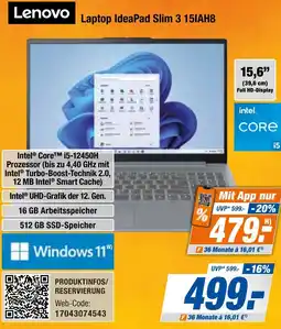Expert Bening Lenovo Laptop IdeaPad Slim 3 15IAH8 Angebot