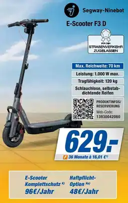 Expert Bening Segway-Ninebot E-Scooter F3 D Angebot