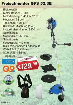 Stabilo Fachmarkt Güde Freischneider GFS 52.3E Angebot