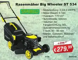 Stabilo Fachmarkt STABILO Rasenmäher Big Wheeler ST 534 Angebot
