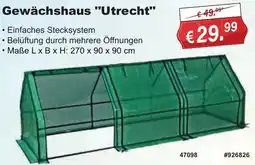 Stabilo Fachmarkt Gewächshaus "Utrecht" Angebot