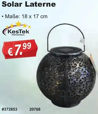 Stabilo Fachmarkt KesTek Solar Laterne Angebot