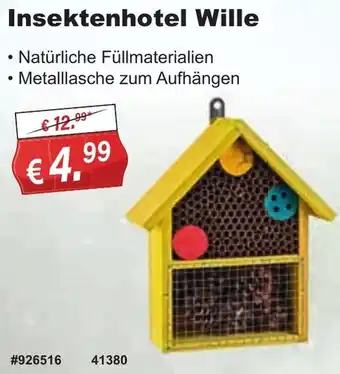 Stabilo Fachmarkt Insektenhotel Wille Angebot