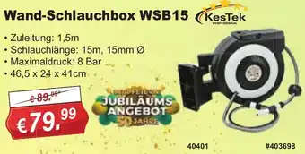 Stabilo Fachmarkt KesTek Wand-Schlauchbox WSB15 Angebot