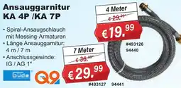 Stabilo Fachmarkt Güde Ansauggarnitur KA 4P/KA 7P Angebot