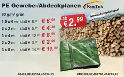 Stabilo Fachmarkt KesTek PE Gewebe-/Abdeckplanen Angebot