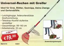 Stabilo Fachmarkt Universal-Rechen mit Greifer Angebot