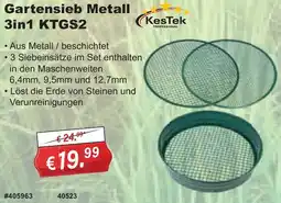 Stabilo Fachmarkt KesTek Gartensieb Metall 3in1 KTGS2 Angebot