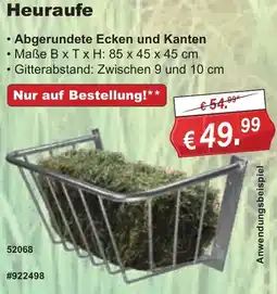 Stabilo Fachmarkt Heuraufe Angebot