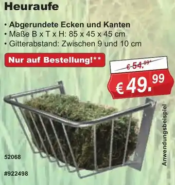 Stabilo Fachmarkt Heuraufe Angebot