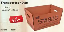 Stabilo Fachmarkt Transportschütte Angebot