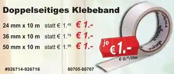 Stabilo Fachmarkt Doppelseitiges Klebeband Angebot