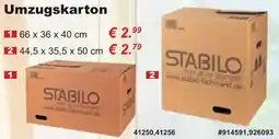 Stabilo Fachmarkt Umzugskarton Angebot