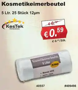 Stabilo Fachmarkt KesTek Kosmetikeimerbeutel Angebot