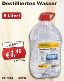 Stabilo Fachmarkt Destilliertes Wasser Angebot
