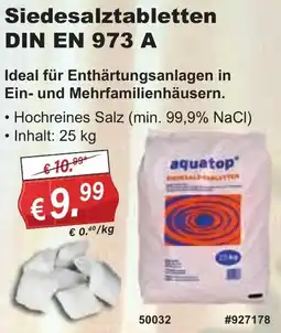 Stabilo Fachmarkt Siedesalztabletten DIN EN 973 A Angebot