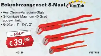 Stabilo Fachmarkt KesTek Eckrohrzangenset S-Maul Angebot