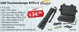 Stabilo Fachmarkt KesTek LED Taschenlampe KTFL-4 Angebot
