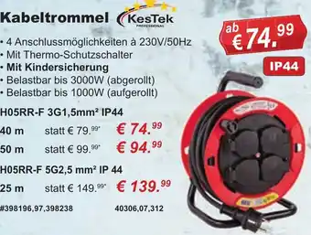 Stabilo Fachmarkt KesTek Kabeltrommel Angebot