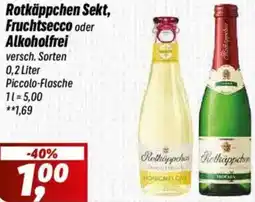 Simmel Rotkäppchen Sekt, Fruchtsecco oder Alkoholfrei Angebot