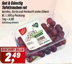 Simmel Gut & Günstig Tafeltrauben rot Angebot
