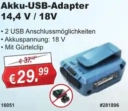 Stabilo Fachmarkt Makita Akku-USB-Adapter 14,4 V / 18V Angebot