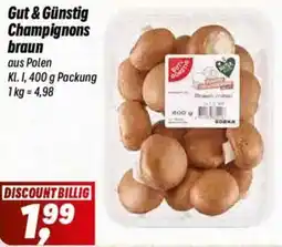 Simmel Gut & Günstig Champignons braun Angebot