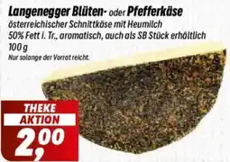Simmel Langenegger Blüten- oder Pfefferkäse Angebot