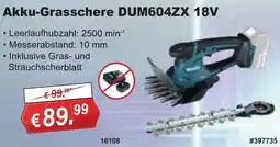 Stabilo Fachmarkt Makita Akku-Grasschere DUM604ZX 18V Angebot