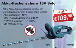 Stabilo Fachmarkt Makita Akku-Heckenschere 18V Solo Angebot