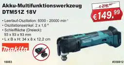 Stabilo Fachmarkt Güde Akku-Multifunktionswerkzeug DTM51Z 18V Angebot