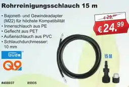 Stabilo Fachmarkt Güde Rohrreinigungsschlauch 15 m Angebot