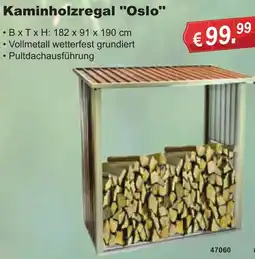 Stabilo Fachmarkt Kaminholzregal "Oslo" Angebot