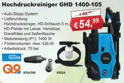 Stabilo Fachmarkt Güde Hochdruckreiniger GHD 1400-105 Angebot